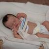 19-дюймовые 3D-окрашенные реалистичные куклы Reborn с полным силиконовым телом, детская игрушка-кукла Sweety Sleepe Loulou Boneca Reborn Doll для малышей, подарок на день рождения, Рождество