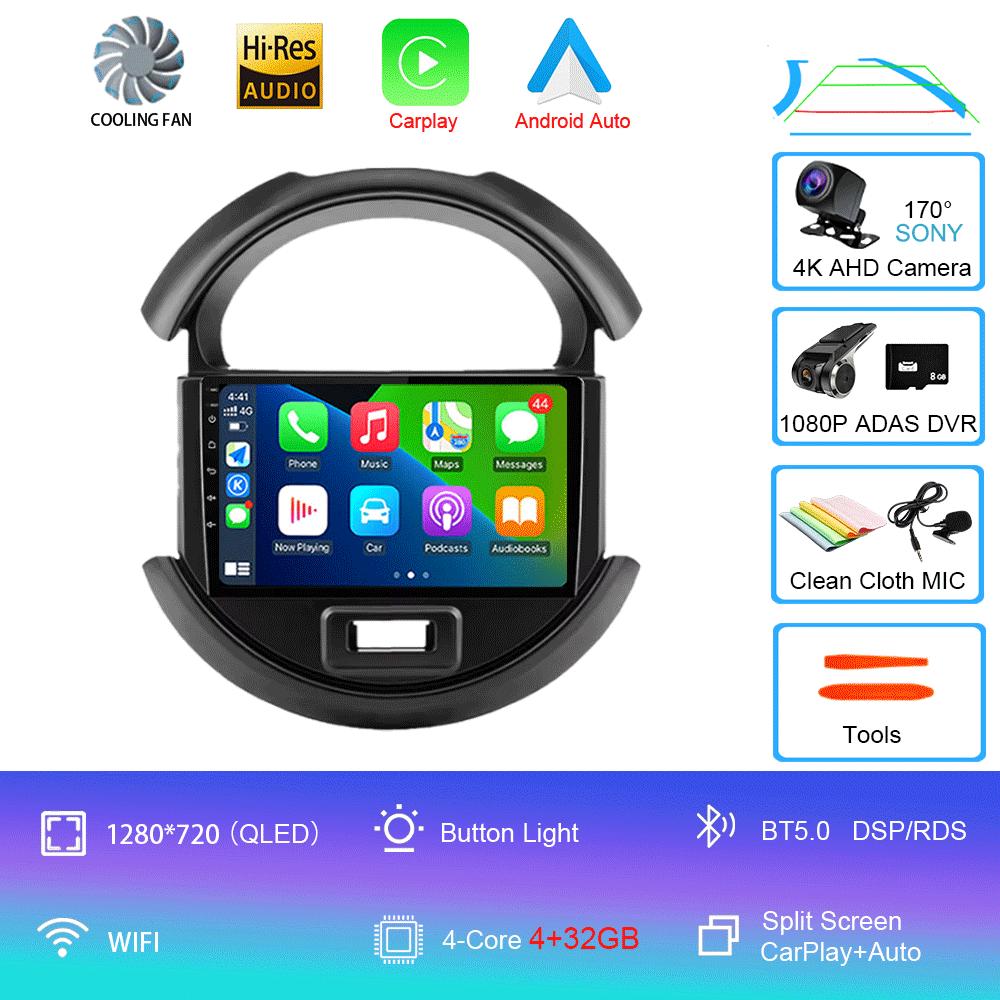 Автомагнитола Android 14 Беспроводной CarPlay Auto Для Suzuki Spresso S-presso 2019-2020 Мультимедийный Видео Плеер Стерео Навигация GPS HU