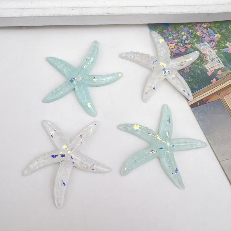 Градиентные Морские Звезды из Смолы DIY Аксессуары для Заколок, Чехлов Телефонов, Crocs и Шнурков.