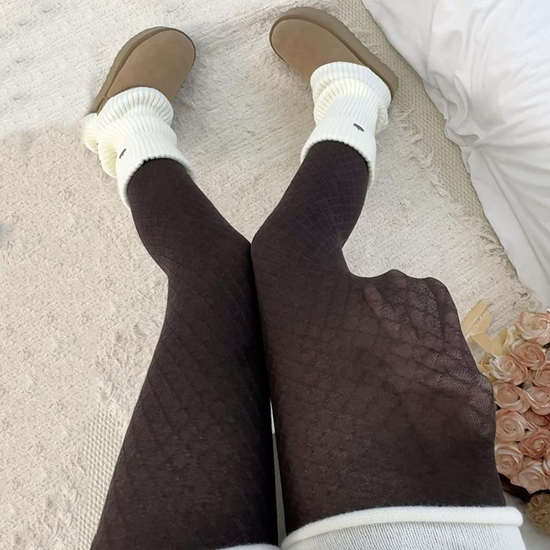 Y2K Стиль Однотонные Сетчатые Колготки Женские С Высокой Посадкой Эластичные Облегающие Теплые Колготки Весна Осень Уличная Одежда Колготки Чулок 2026