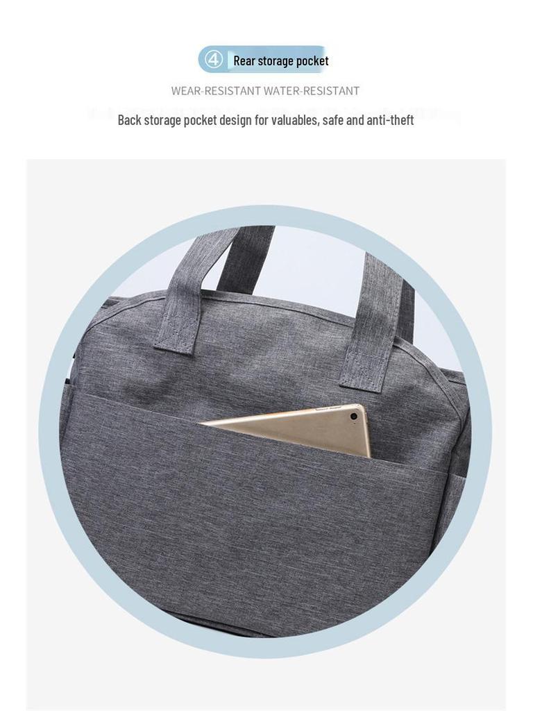 Многофункциональная сумка-кроссбоди на одно плечо для мамы и малыша с креплением для коляски