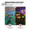 Modern Garden Stake Lights Halloween Solar Lights, Decorative Ghost Pumpkin Witch Hat String Landscape Lighting for Walkway IP54 Waterproof