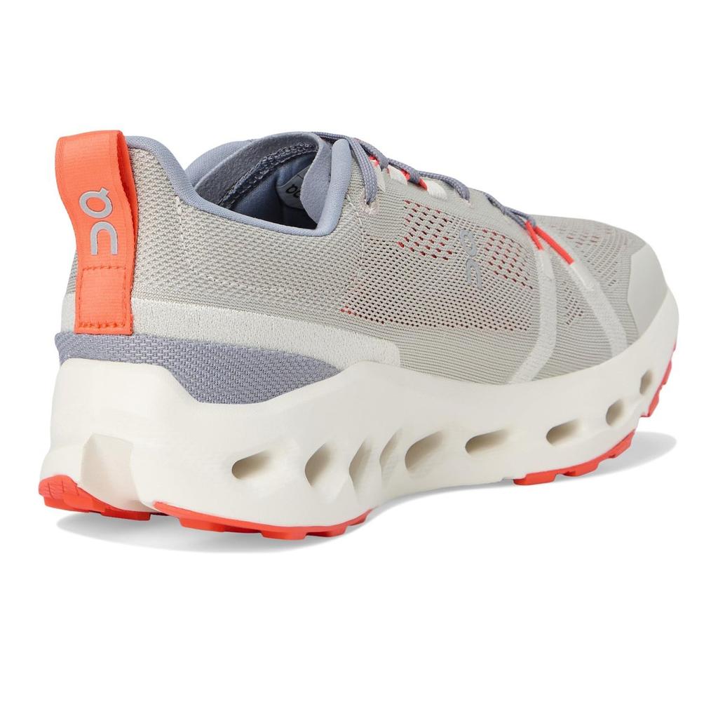 On Cloudsurfer Trail Fossil Ivory Cushioning Trail Running Shoes for Men and Women