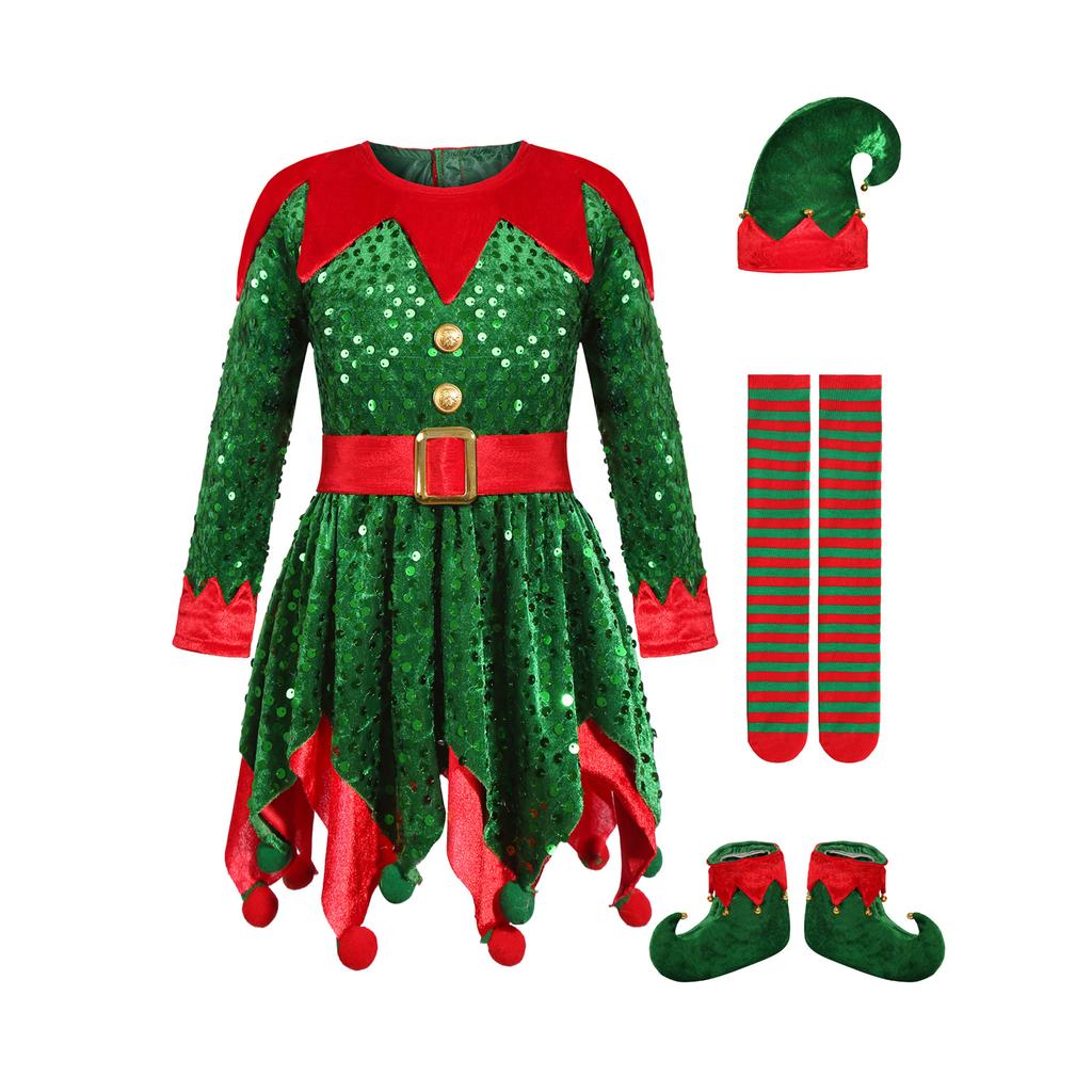 Детские рождественские костюмы, Праздничные костюмы для выступлений в рождественской тематике