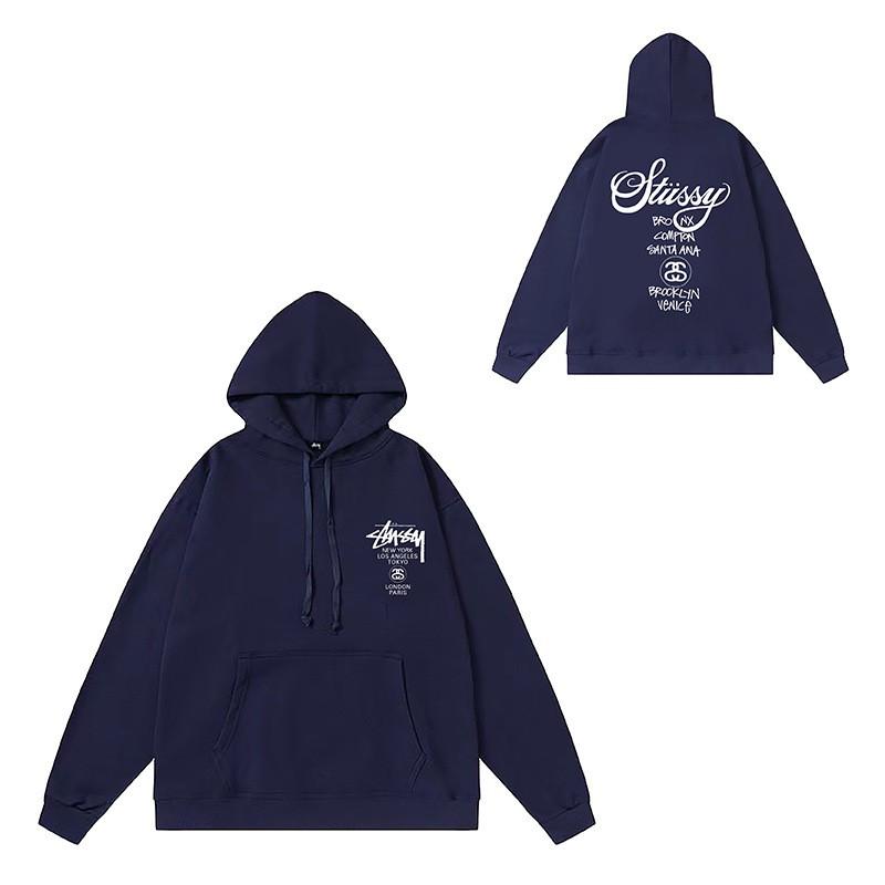 Unisex Hooded Cotton Sweatshirt Streetwear Letter Print Loose Fit Winter Casual Top Teens