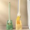 Toilet Brush, Household Toilet Cleaning Wall Mounted Brush Long Handle Toilet Seat Toilet Cleaning Brush
