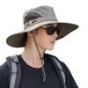 Increased Brim Sun Hat Men's Spring and Summer Big Brim Sunscreen Fishing Fisherman Hat Outdoor