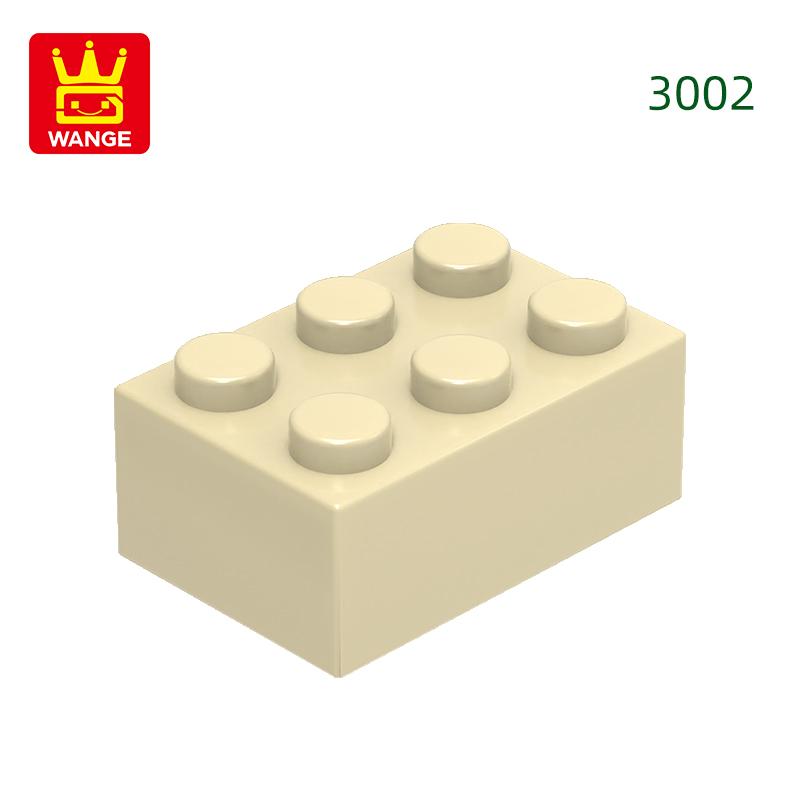 Нетоксичный 55 шт./лот 3002 2x3 Толстые Строительные Блоки Moc Аксессуары Совместимые С Кирпичами Детские Игрушки Подарочная Коробка