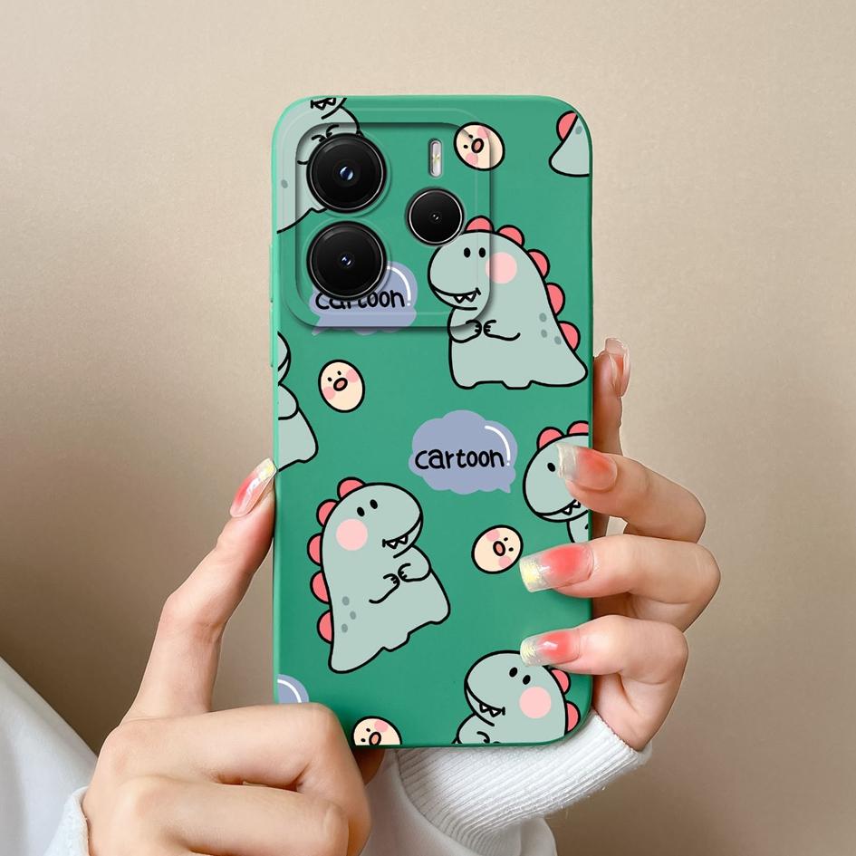 Для Redmi Note 12R 12Turbo 11 12 14 12S 11S 11E 14S 11T Pro Plus 4G 5G чехол для телефона Naughty Dinosaur Advanced силиконовый защитный корпус для Redmi Capa