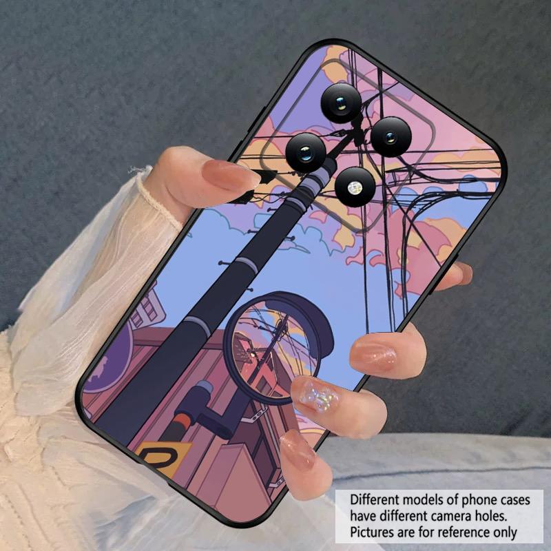 Закат Ся Стрит Для Xiaomi 11T 11 Ultra 12 12T Pro 14 15 13 Lite Mi Poco M4 5 M7 5G X4 X5 M6 C75 Pro X6 4G мягкий чехол для телефона