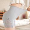 Женские защитные брюки с высокой эластичностью, поддерживающие живот, бесшовные кружевные, защищающие от воздействия окружающей среды, с высокой талией, облегающие, быстросохнущие, мини-юбка, внутренние шорты, шорты для йоги