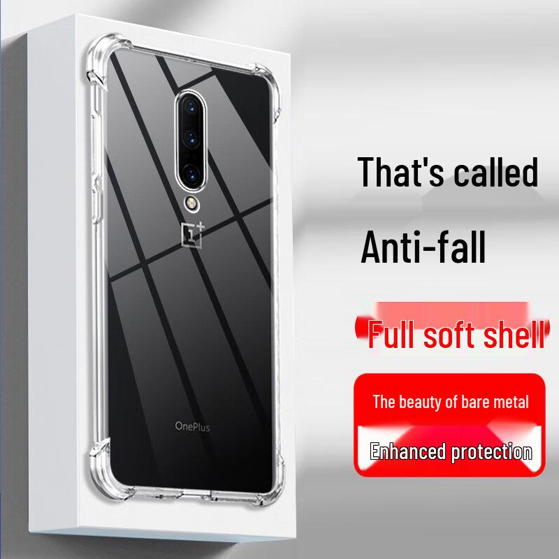 Противоударный прозрачный чехол из мягкого ТПУ для OnePlus 12-7T Pro RT