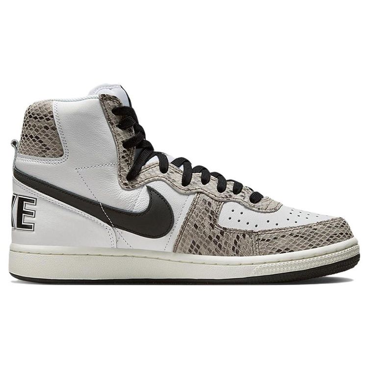 Nike Кроссовки Terminator High Cocoa Snake Unisex White Black Sail FB1318-100