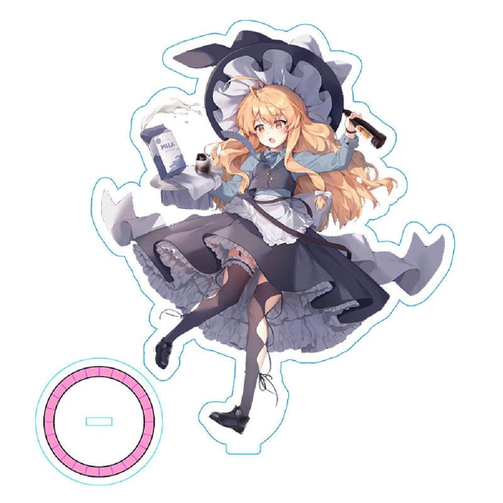 Аниме Проект Touhou Акриловая подставка Фигурка Хакурей Рейму Игровой Креативность Настольное стоячее украшение Модельная пластина Игрушечные реквизиты