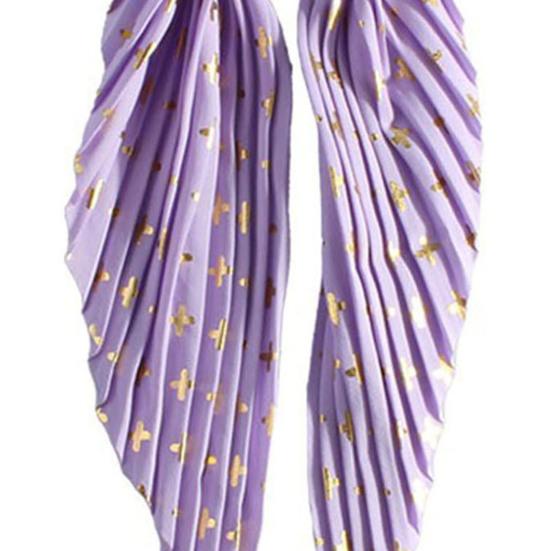 Лента для волос с бантом, декоративная плиссированная тканевая резинка для волос, укладка фиксированных волос, без плавающего кольца для волос, модные аксессуары для волос