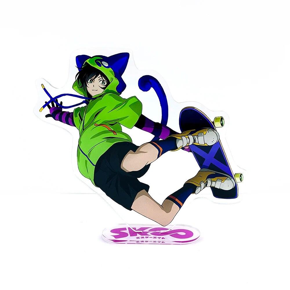 SK8 The Infinity Kyan Reki Hasegawa Langa Chinen Miya игрушечная фигурка на акриловой подставке