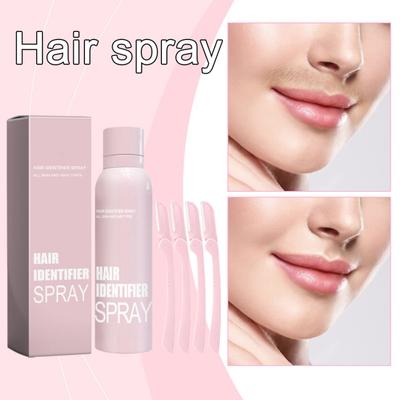 Спрей-идентификатор волос для бритья лица, кожи тела, полностью натуральные растительные экстракты, увлажняющий спрей для бритья лица, уход за волосами