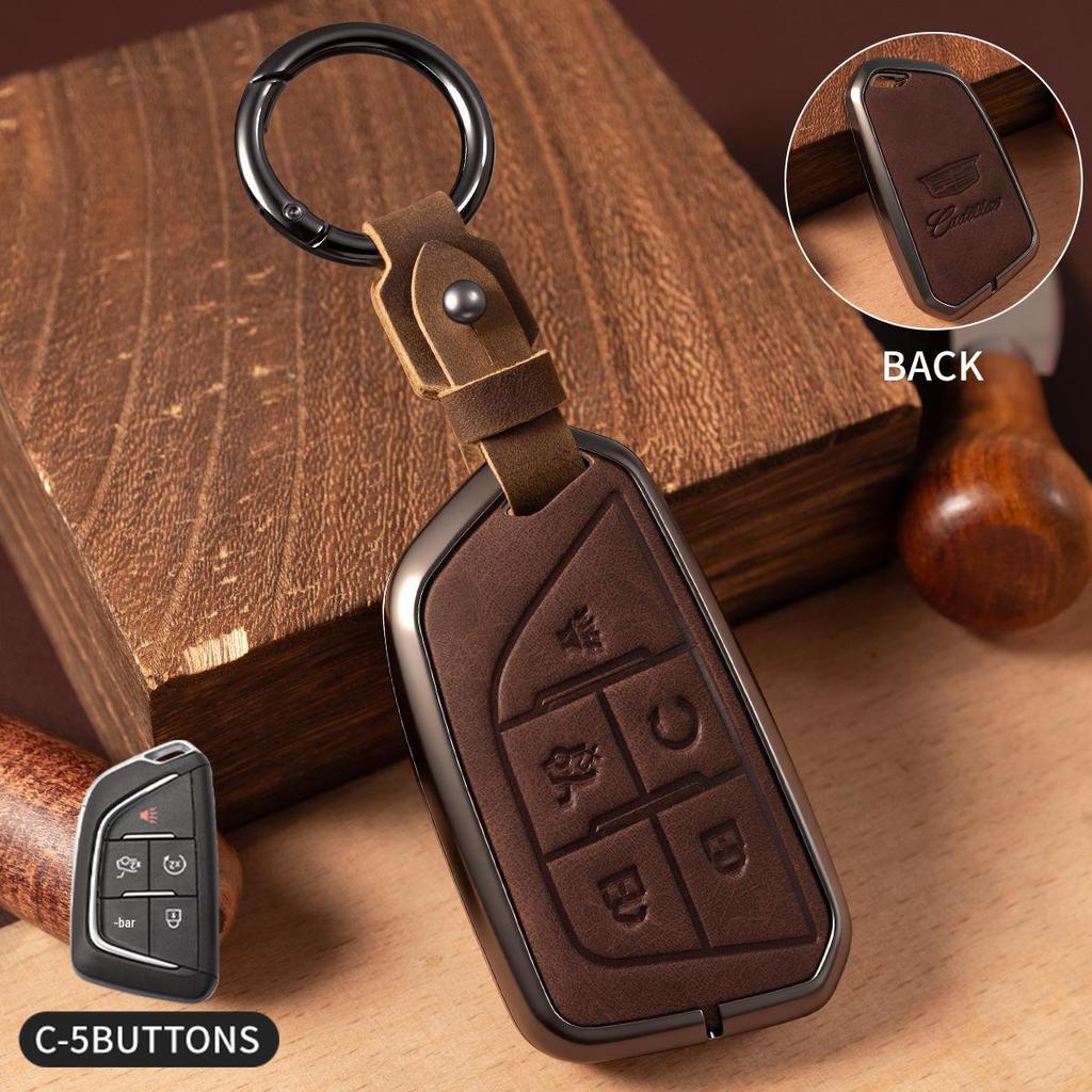 Cadillac Key Case for XT5, XT4, XT6, XTS, CT4, CT5, CT6, ATSL Models