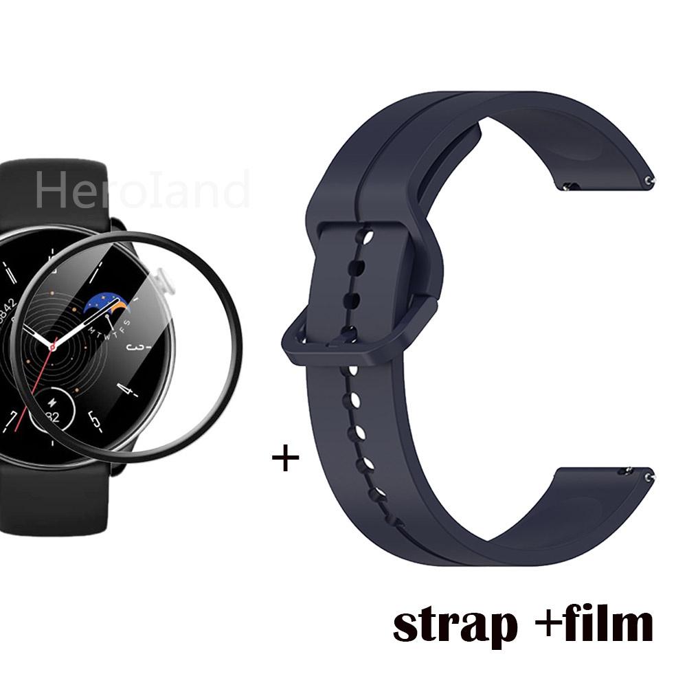 Ремешок 22 мм 20 мм для часов Huami Amazfit GTR Mini, браслет, силиконовый ремешок для Amazfit gts 4 mini Bip 3