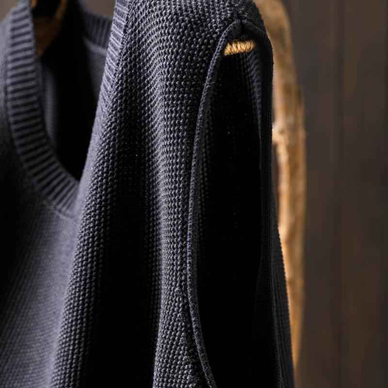 Вязаный жилет женский свободный большого размера повседневный универсальный без рукавов на пуговицах сзади