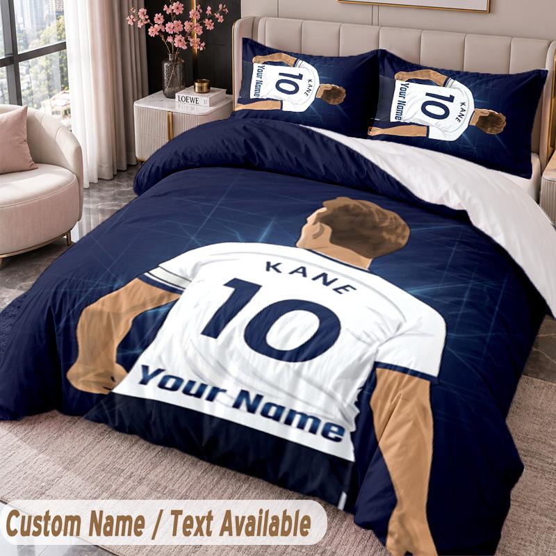 Harry Kane Printed Bedding Set Custom Name Text 1 Duvet Cover 2 Pillowcases For Bedroom