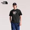 The North Face Унисекс Футболка с принтом сердца, короткий рукав 8GW1