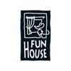 FUN HOUSE 713095 INDIAN PANDA Salon de jardin avec une table, 2 chaises pliables et un parasol pour enfant