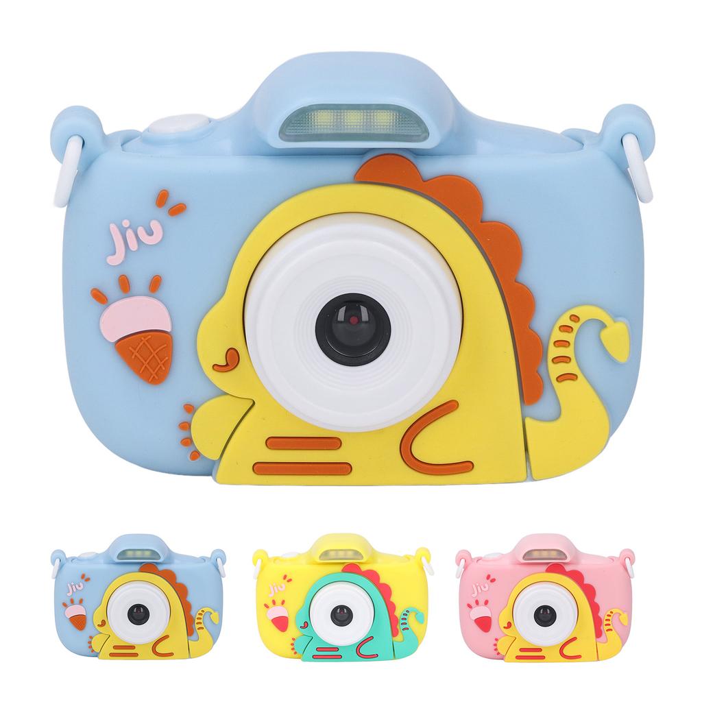 Детская камера с экраном 2,4 дюйма, разрешением 1080P и 8-кратным увеличением, светодиодная вспышка, симпатичный вид, запись видео, детская цифровая камера