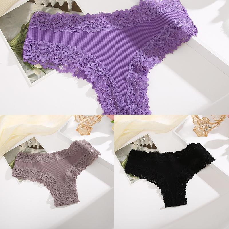 3 шт./компл. хлопковые трусы, женские удобные трусы, кружевное нижнее белье, женские мягкие трусы S-XL, женские трусики 2023
