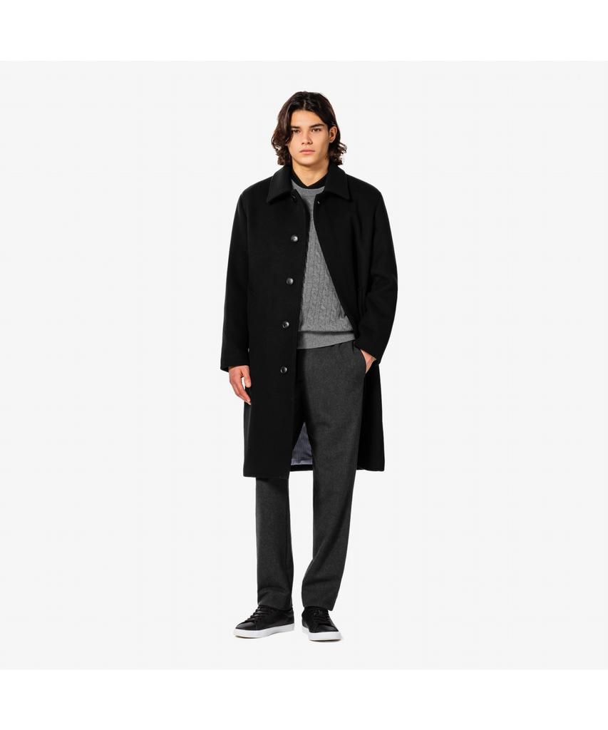 Lacoste Men'S Wool Cashmere Balmacaan Coat Bh512E-55N 031