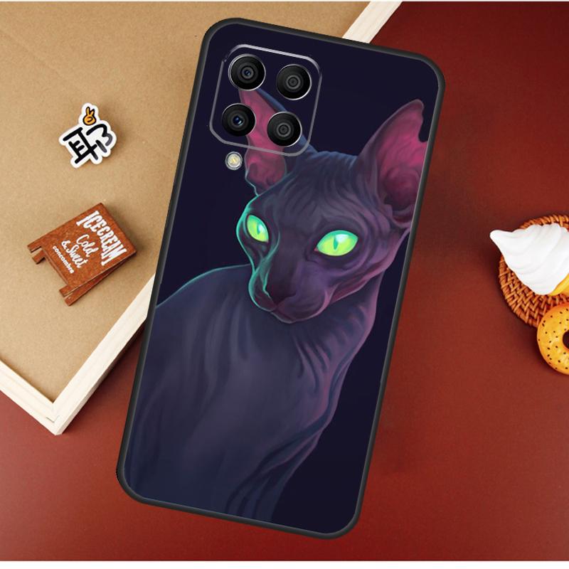 Чехол для Samsung Galaxy M12 M32 M52 M13 M33 M53 M11 M31 M51 M15 M55 M14 M34 M54 M30s M20 с изображением Сфинкса