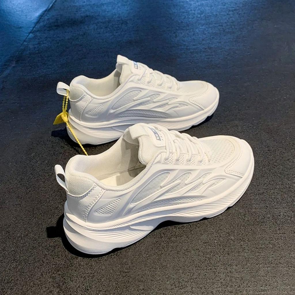 Running Shoes Women's Students 2025 New Trendy Women's Shoes Spring and Autumn Lightweight Soft Sole Shock Absorption Comfortable Sports Shoes Ins Tid