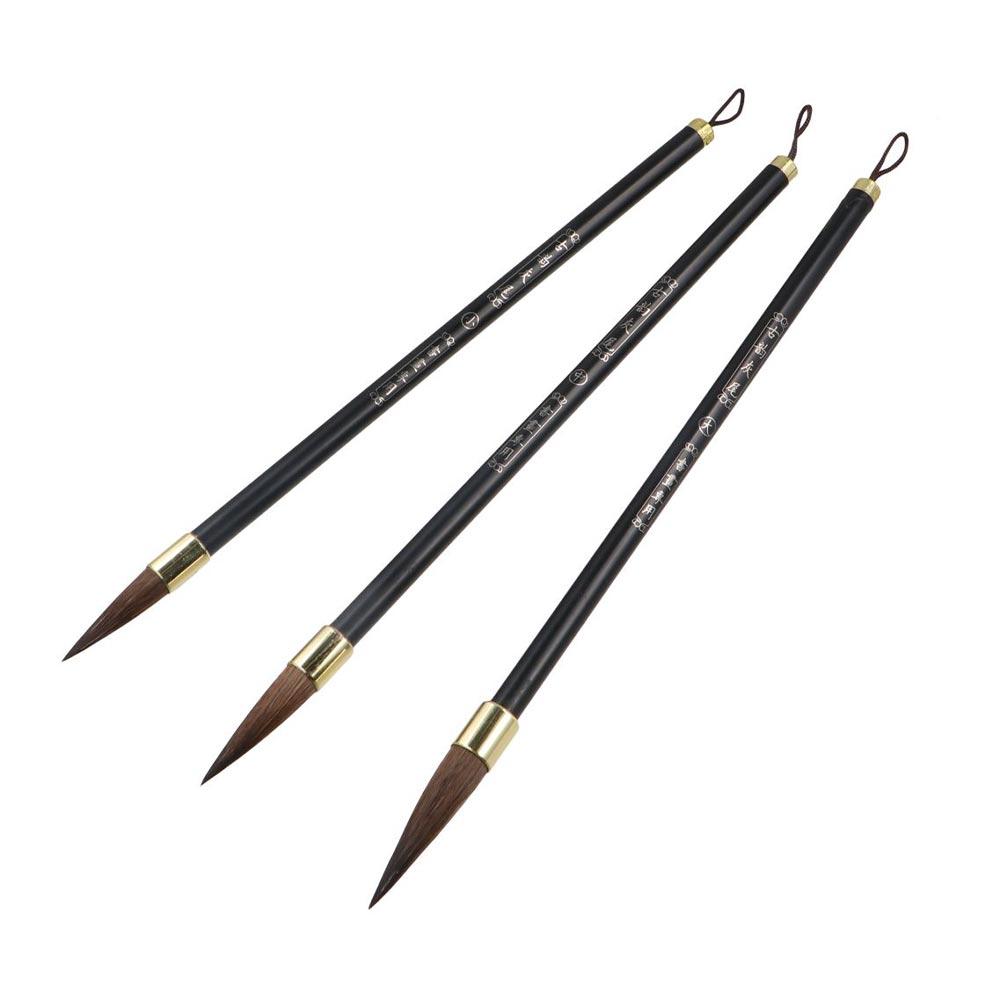 Кисть для китайской каллиграфии из волчьего волоса, масляная акварельная художественная кисть для рисования, Священное Писание, кисть для письма, класс