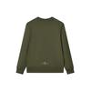 Fila Logo Print Sports Pullover Sweatshirt Men Sweatshirt Moss-Green F11M138206F-KK