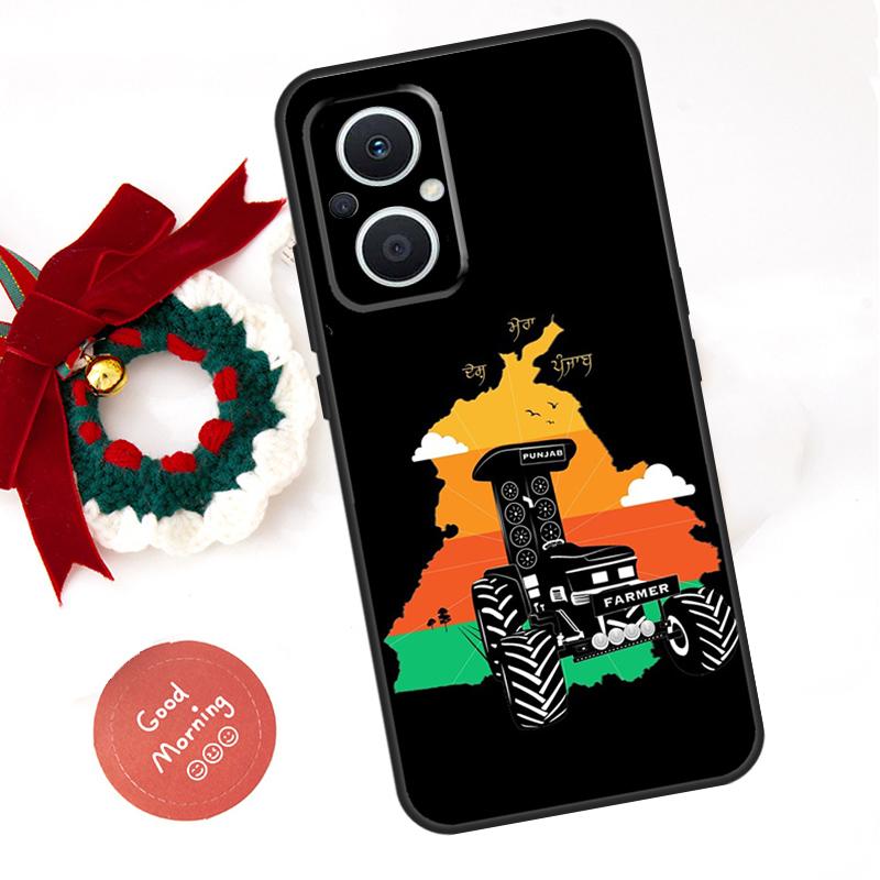 Карта Пенджаба Контурный Чехол Для OPPO Reno 14F 14 13 12 11 10 Pro 11F 12F 13F 7 8 Lite Чехол OPPO Find X8 X5 X9 Pro