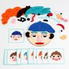 Kids Montessori Facial Expression Game Emotional Change Toys With 9pcs Cards Preschool Learning Educational Toys