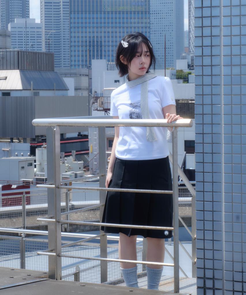 Плиссированная юбка миди Miyuki Miuki (черный)