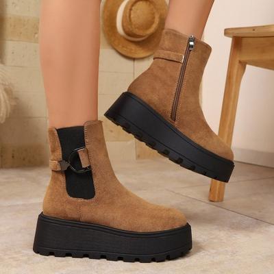 Новые ботинки Мартин большого размера, женская обувь, ботильоны на молнии сбоку
