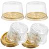 10 Pcs Cake Box Boxes and Packaging for Cakes Containers Plastic Carrier Macaron Muffin Travel