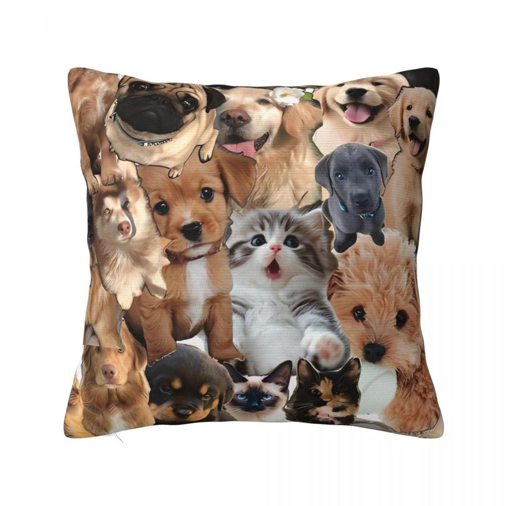 My Lovely Dachshund Dog Pillow Cover Cushion Cover Soft Pattern Pillow Case Funny Pillowcases For Chair Sofa Home Decoration