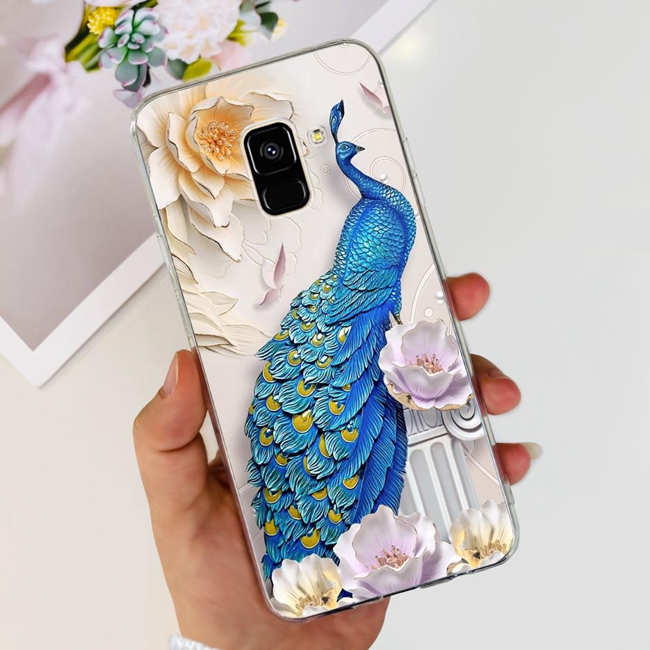 For Samsung Galaxy A8 2018 Case SM-A530F New Fashion Painted Cover Soft Silicone Phone Case For Samsung A8 Plus A8+ A730F Bumper