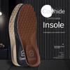 Мужская впитывающая пот, антибактериальная и устойчивая к запаху спортивная амортизирующая, поглощающая пот, дышащая баскетбольная амортизирующая кожаная стелька