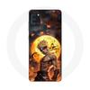 Чехол Maniacase для Samsung Galaxy A21s темный Наруто луна 3D