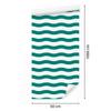 Wallpaper Stripes turquoise, white, celadon and sea green 50x1000