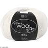 Моток шерсти - Creotime - Пряжа Maxi Wool - 100 г - Небеленый - 55% шерсть, 45% полиакрил