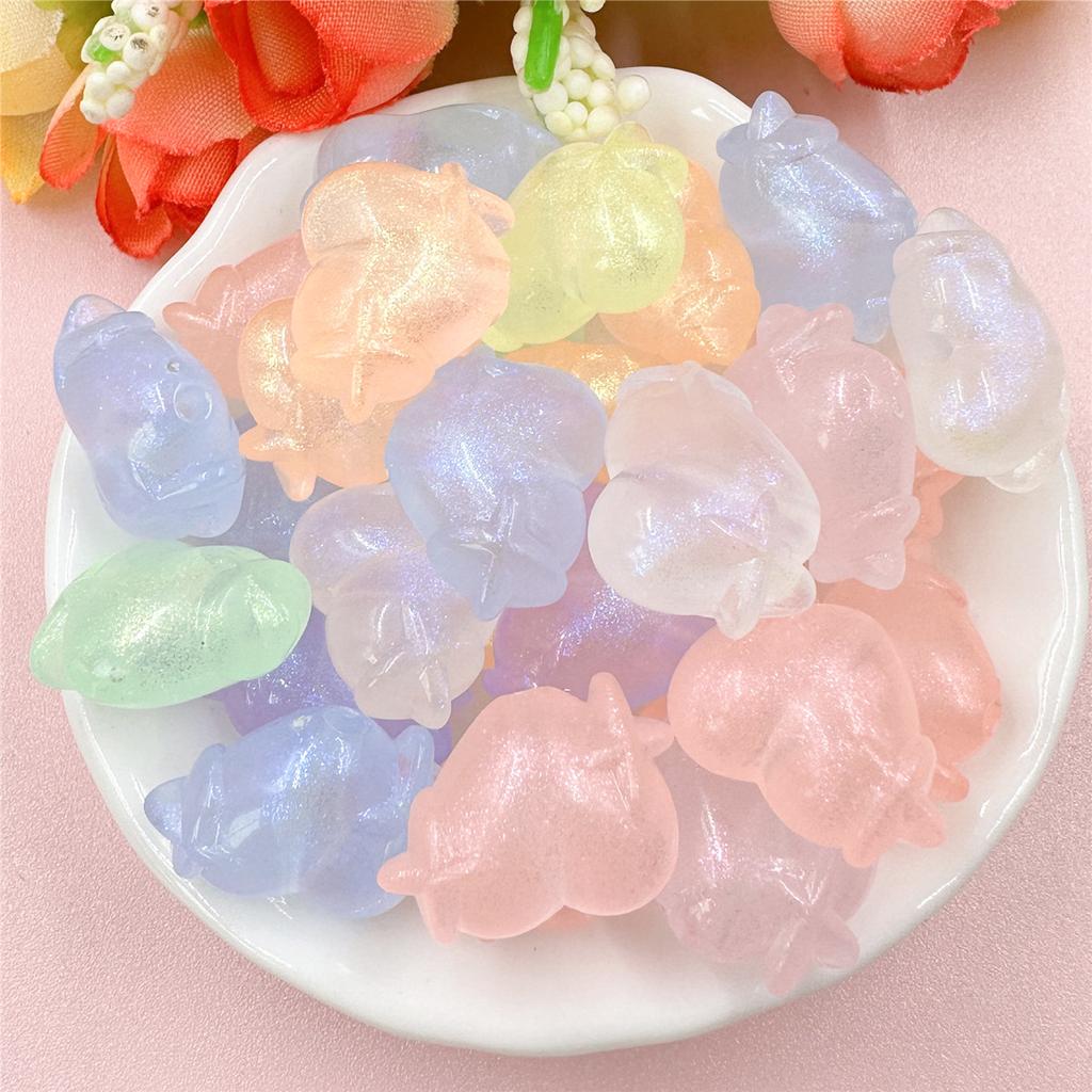 DIY Материал ручной работы 14,2*20,3 мм с отверстием 50 шт. Ювелирные аксессуары в форме сердца Подвески Креативное акриловое ожерелье Браслет-распорка Свободные бусины