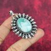 Hemimorphite Pendant, 925 Solid Sterling Silver Gemstone Jewelry, Handmade Pendant, For Thanksgiving