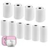 10rolls White Kids Camera Wood Pulp Thermal Paper Instant Print Students Gift