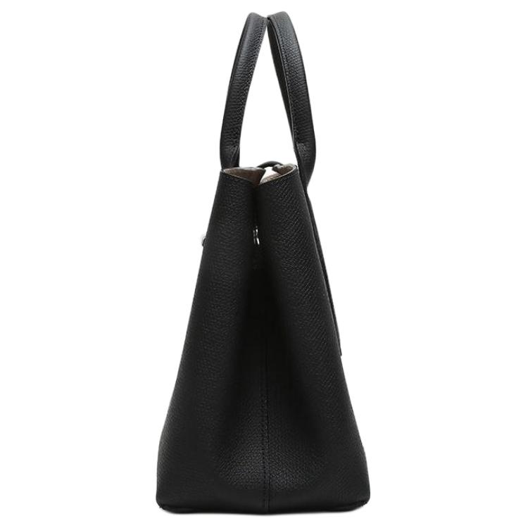 Longchamp Roseau 30 Bamboo Buckle Detachable Shoulder Strap Leather Big Bag Crossbody Handbag Shoulder Bag Medium Women handbags Black 10058HPN001