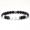 Noter Handmade Mens Bracelet 8mm Onyx Tiger Eyes Stone Beaded Braclet Hematite Healing Braslet Cadeau Homme Leisure Accessories